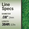 T Terre Commercial Grade .08 Square Trimmer Line 1 lb. Weed Eater Trimmer String Line Length 384 ft. 5740010080